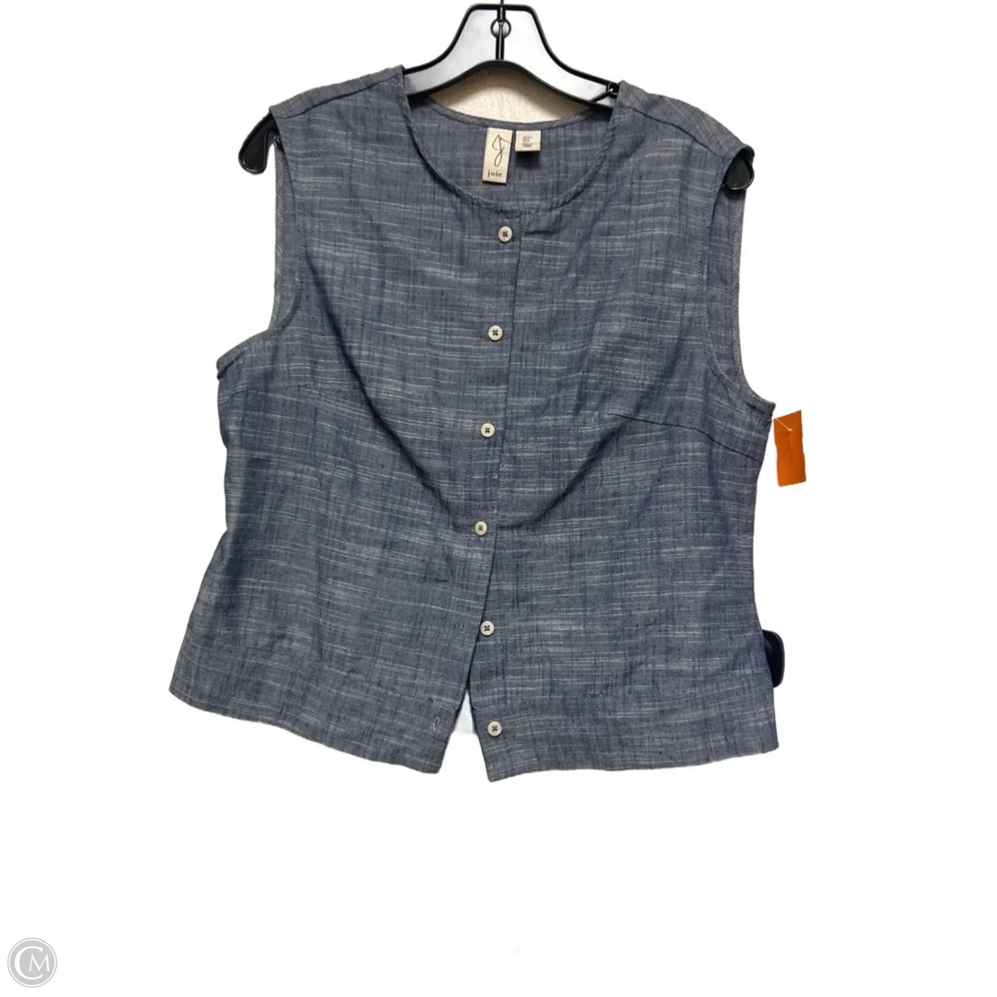 Top Sleeveless By Joie In Blue, Size: S