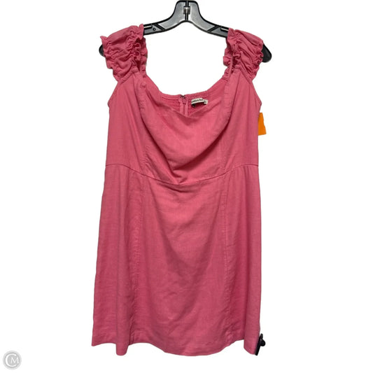Dress Casual Short By Abercrombie And Fitch In Pink, Size: L