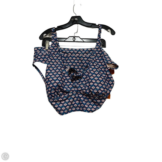 Swimsuit 2pc By Clothes Mentor In Blue & Orange, Size: Xxl