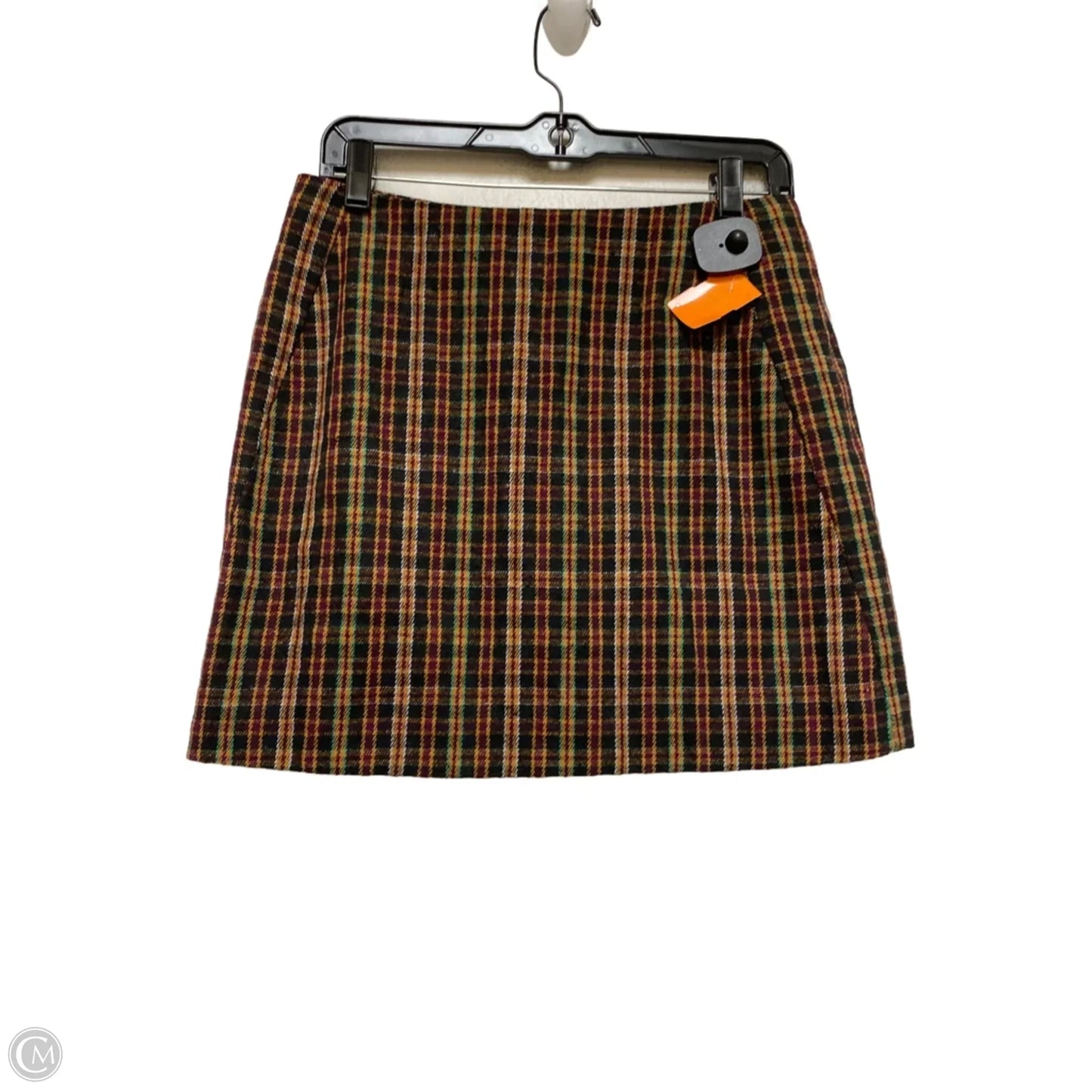 Skirt Mini & Short By Clothes Mentor In Plaid Pattern, Size: 4