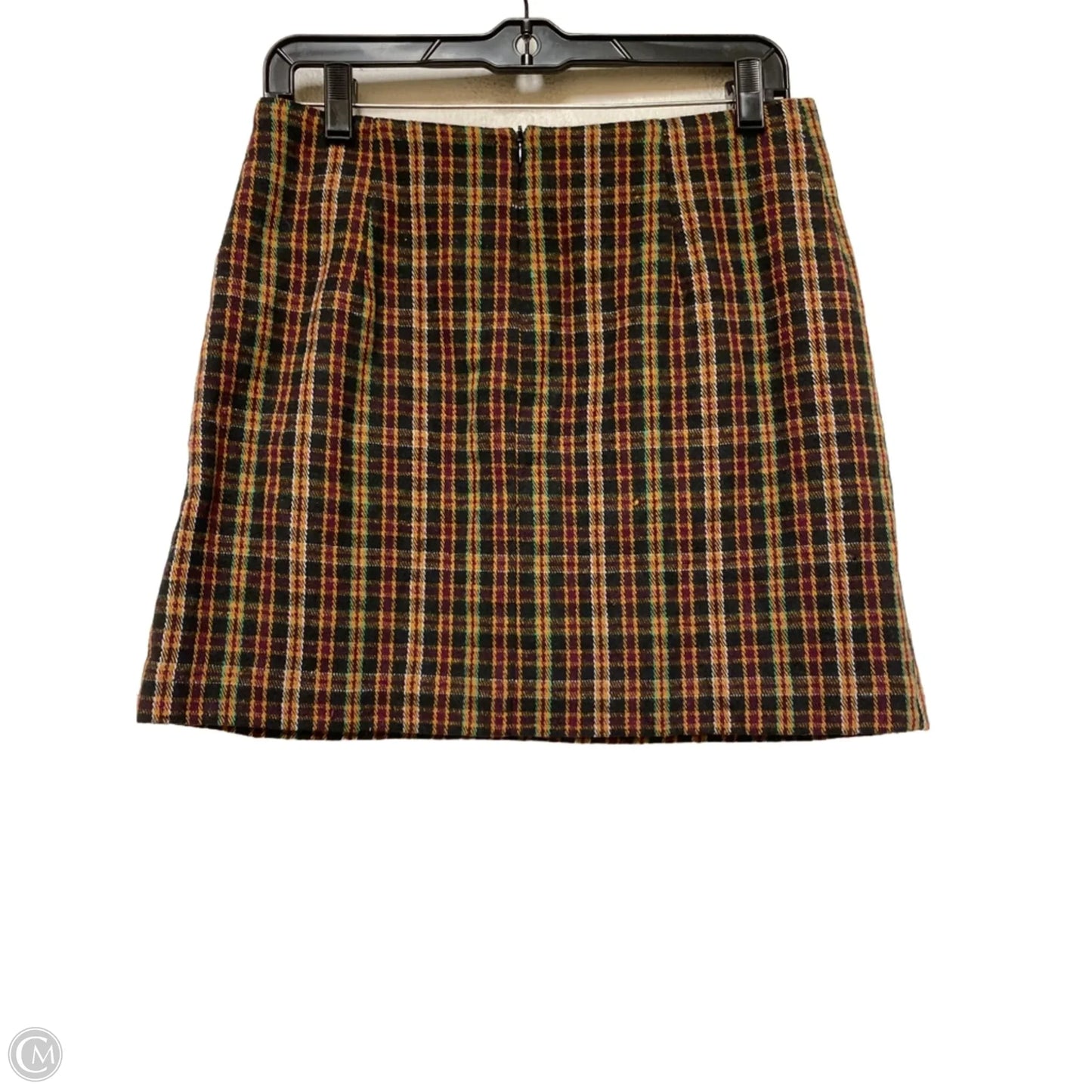 Skirt Mini & Short By Clothes Mentor In Plaid Pattern, Size: 4