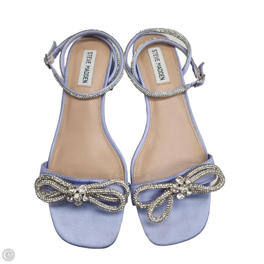 Shoes Heels Block By Steve Madden In Purple, Size: 8