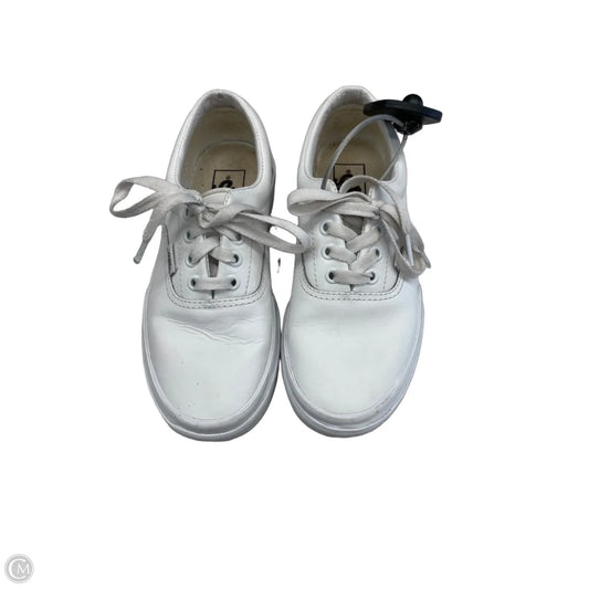Shoes Sneakers Platform By Vans In White, Size: 6
