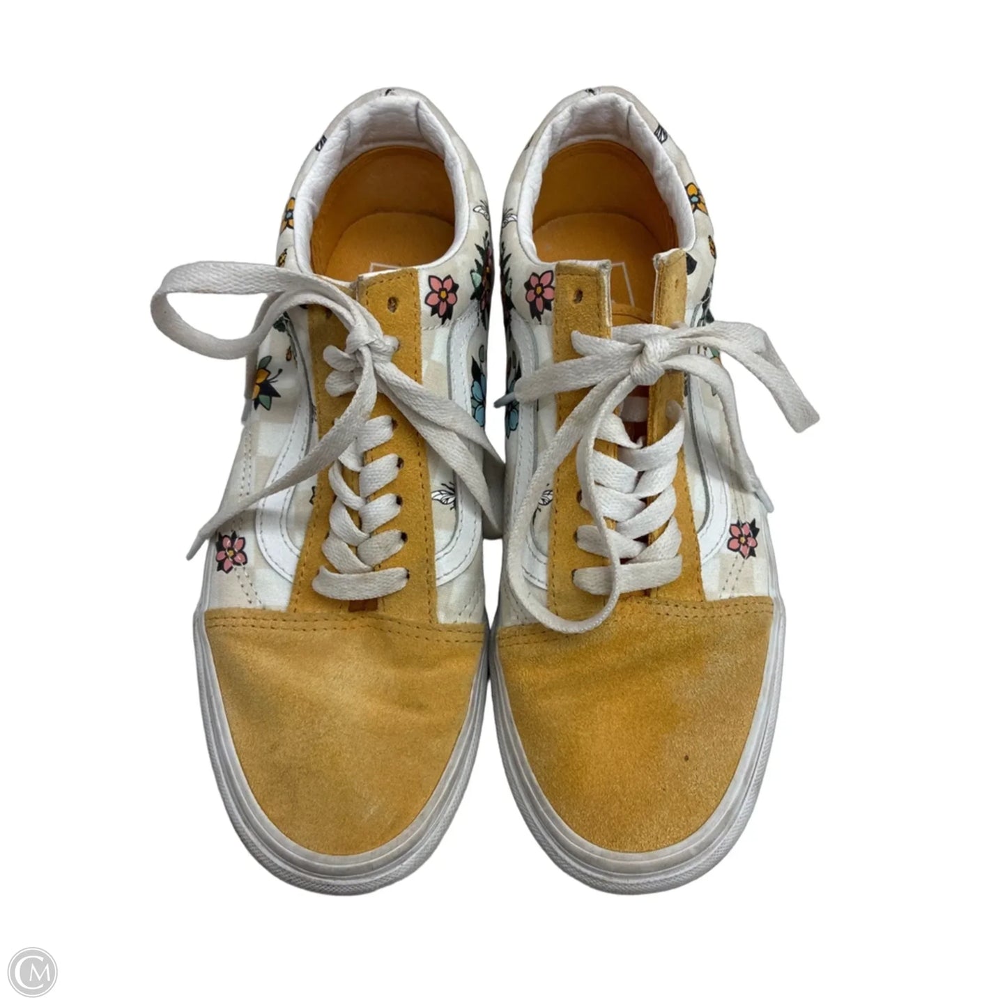 Shoes Sneakers By Vans In Yellow, Size: 8.5
