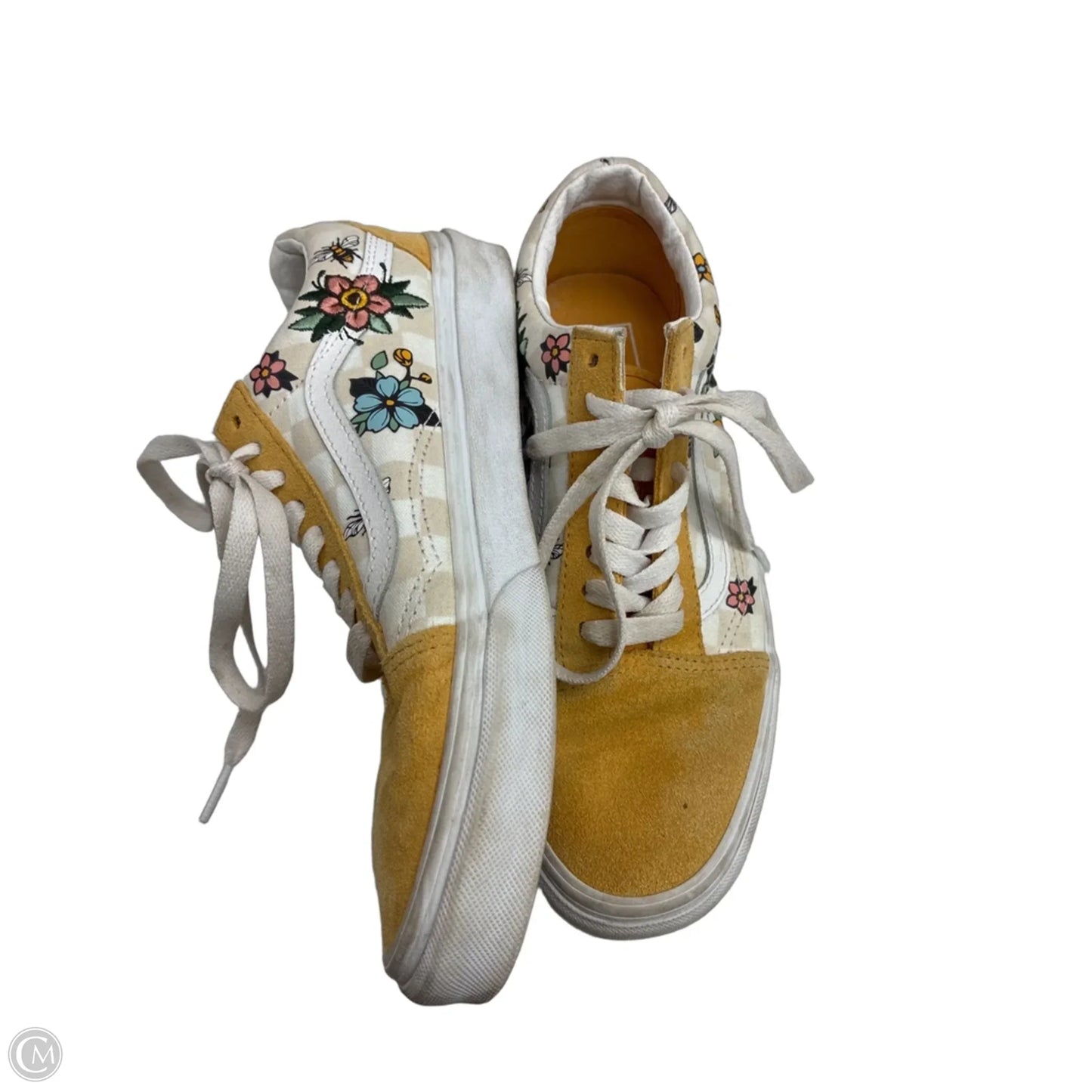 Shoes Sneakers By Vans In Yellow, Size: 8.5