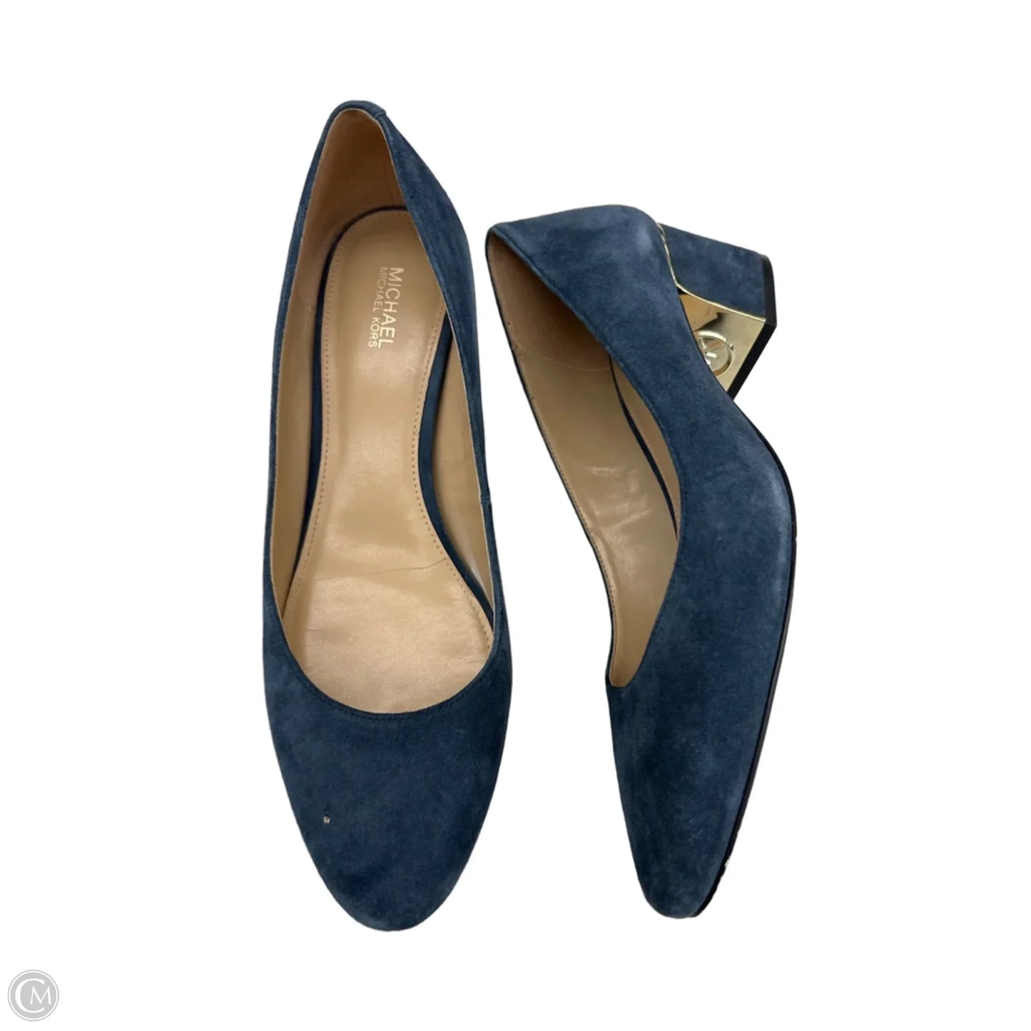 Shoes Heels Block By Michael By Michael Kors In Blue, Size: 8.5