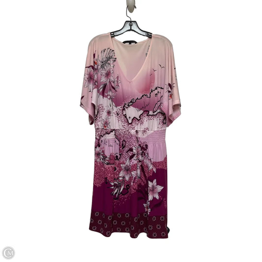 Dress Casual Short By White House Black Market In Floral Print, Size: M