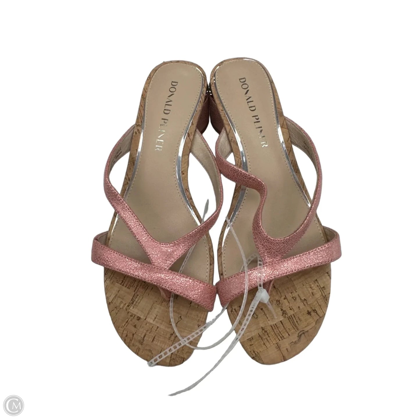Sandals Heels Block By Donald Pliner In Pink, Size: 8