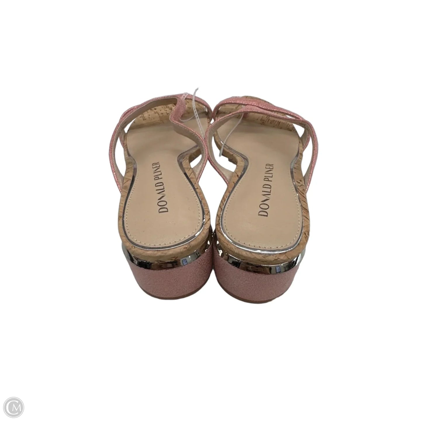 Sandals Heels Block By Donald Pliner In Pink, Size: 8