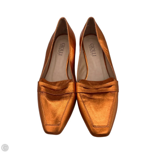 Shoes Flats By Clothes Mentor In Orange, Size: 7