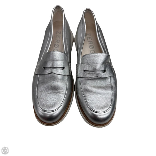 Shoes Flats By Cole-haan In Silver, Size: 8.5
