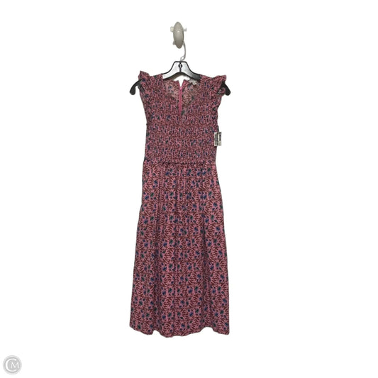 Dress Casual Midi By J. Crew In Floral Print, Size: Xs