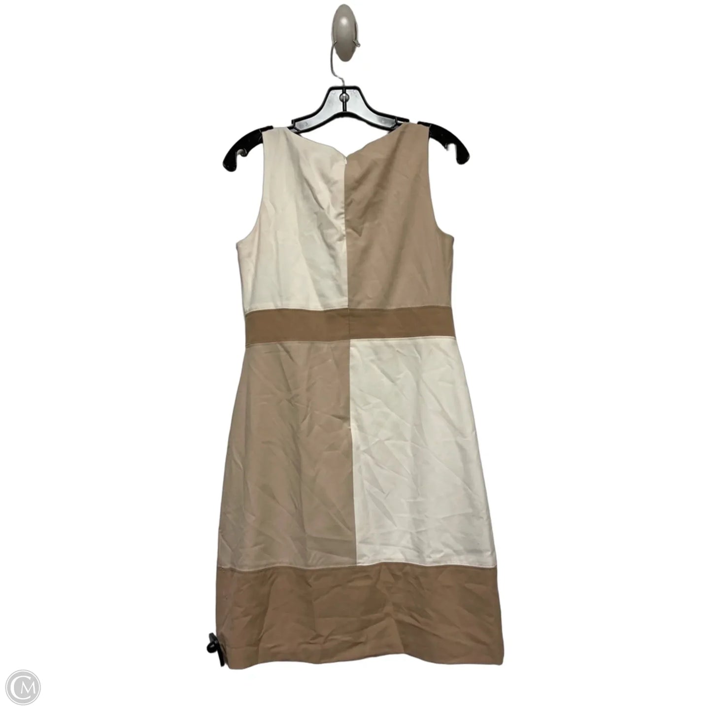 Dress Casual Short By White House Black Market In Tan & White, Size: Xs