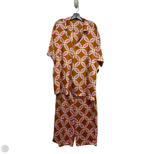 Pants Set 2pc By Zara In Orange & Pink, Size: 4
