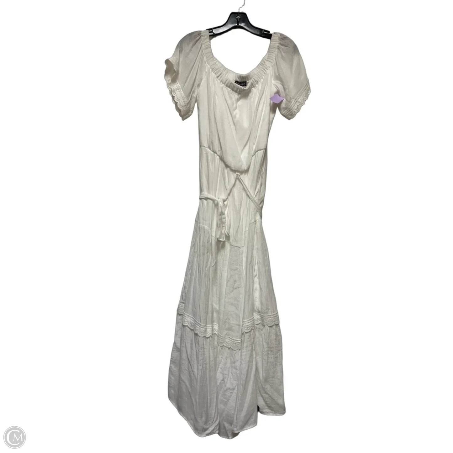 Dress Casual Maxi By Luxology In White, Size: M
