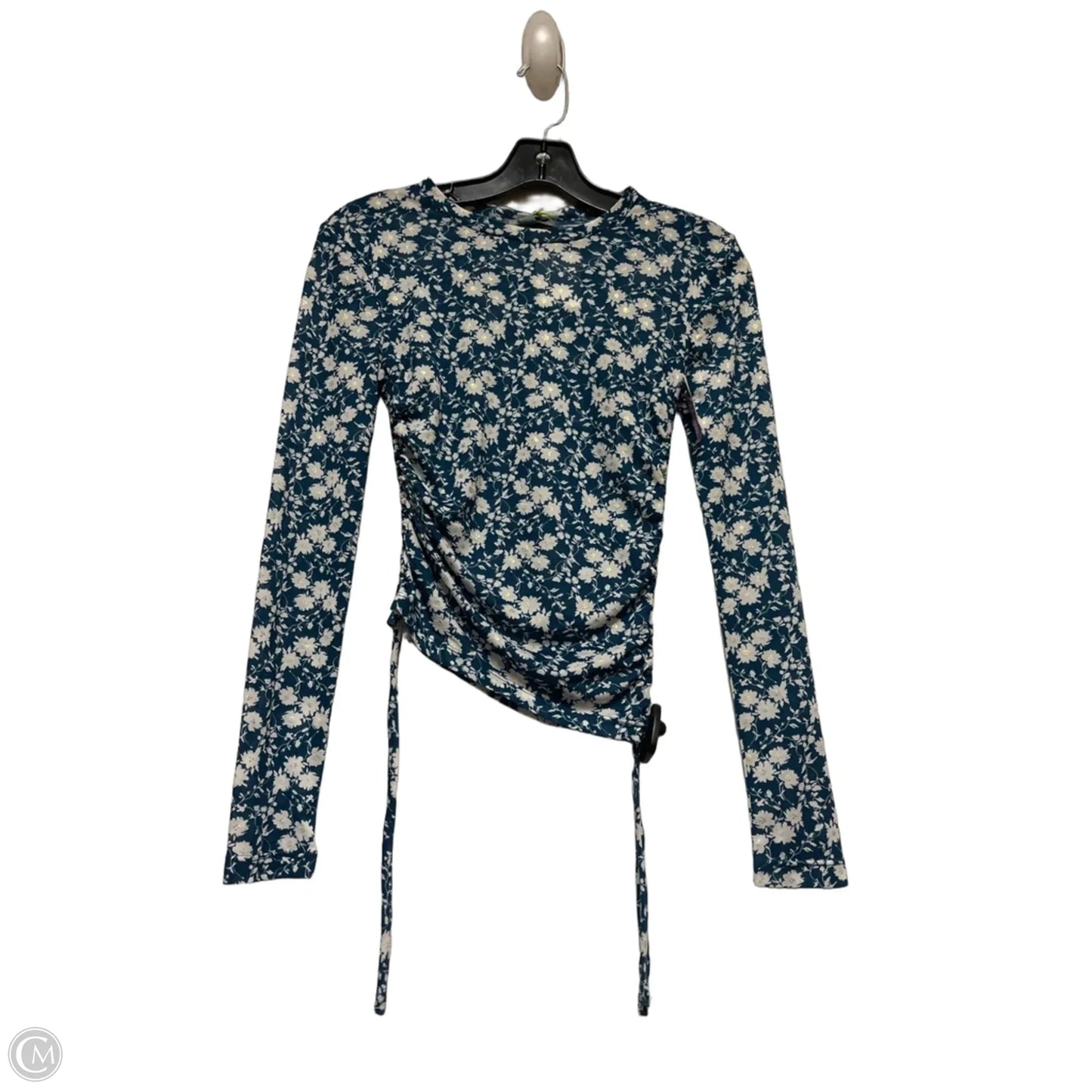 Top Long Sleeve By Good Luck Gem In Floral Print, Size: Xs
