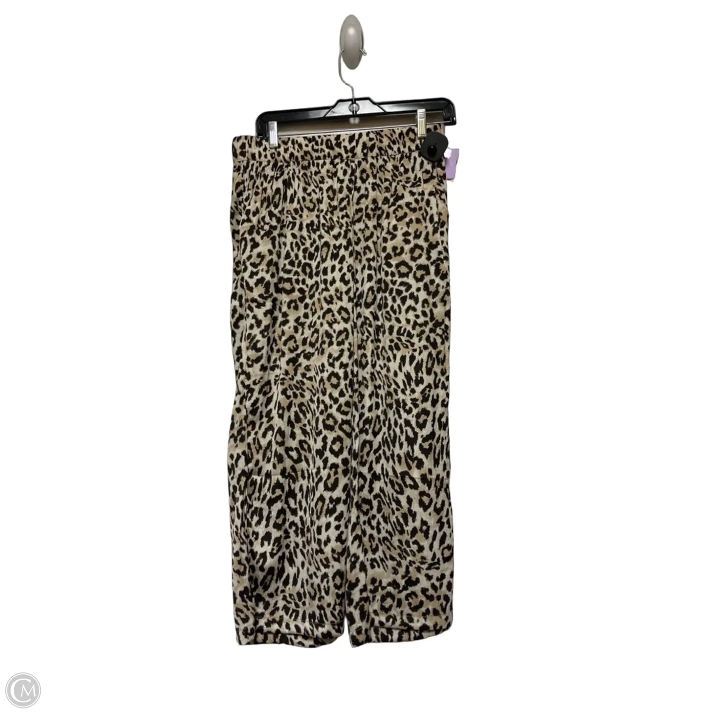 Pants Cropped By Philosophy In Animal Print, Size: 12p