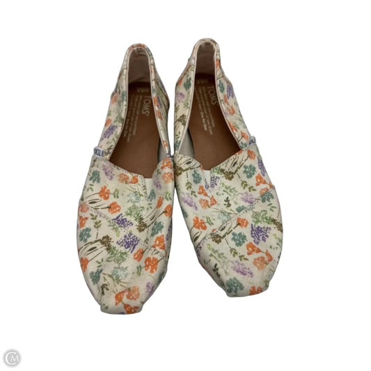Shoes Flats By Toms In Floral Print, Size: 5.5