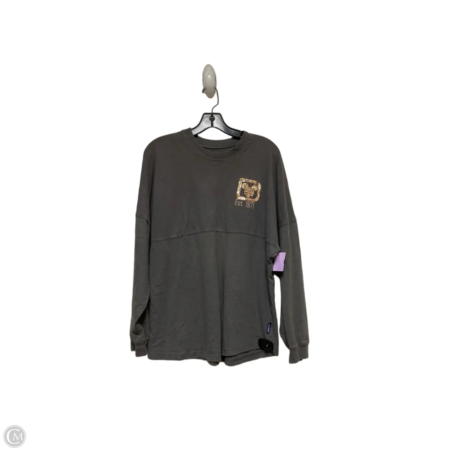 Top Long Sleeve By Disney Store In Grey, Size: M