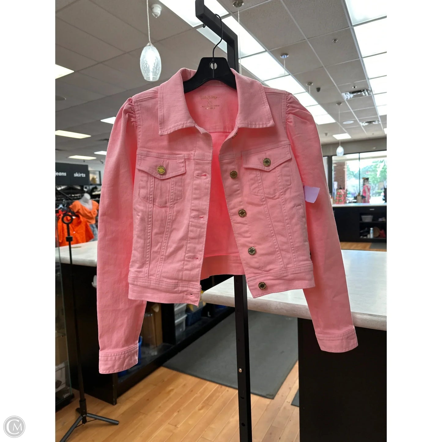 Jacket Designer By Lilly Pulitzer In Pink, Size: Xs