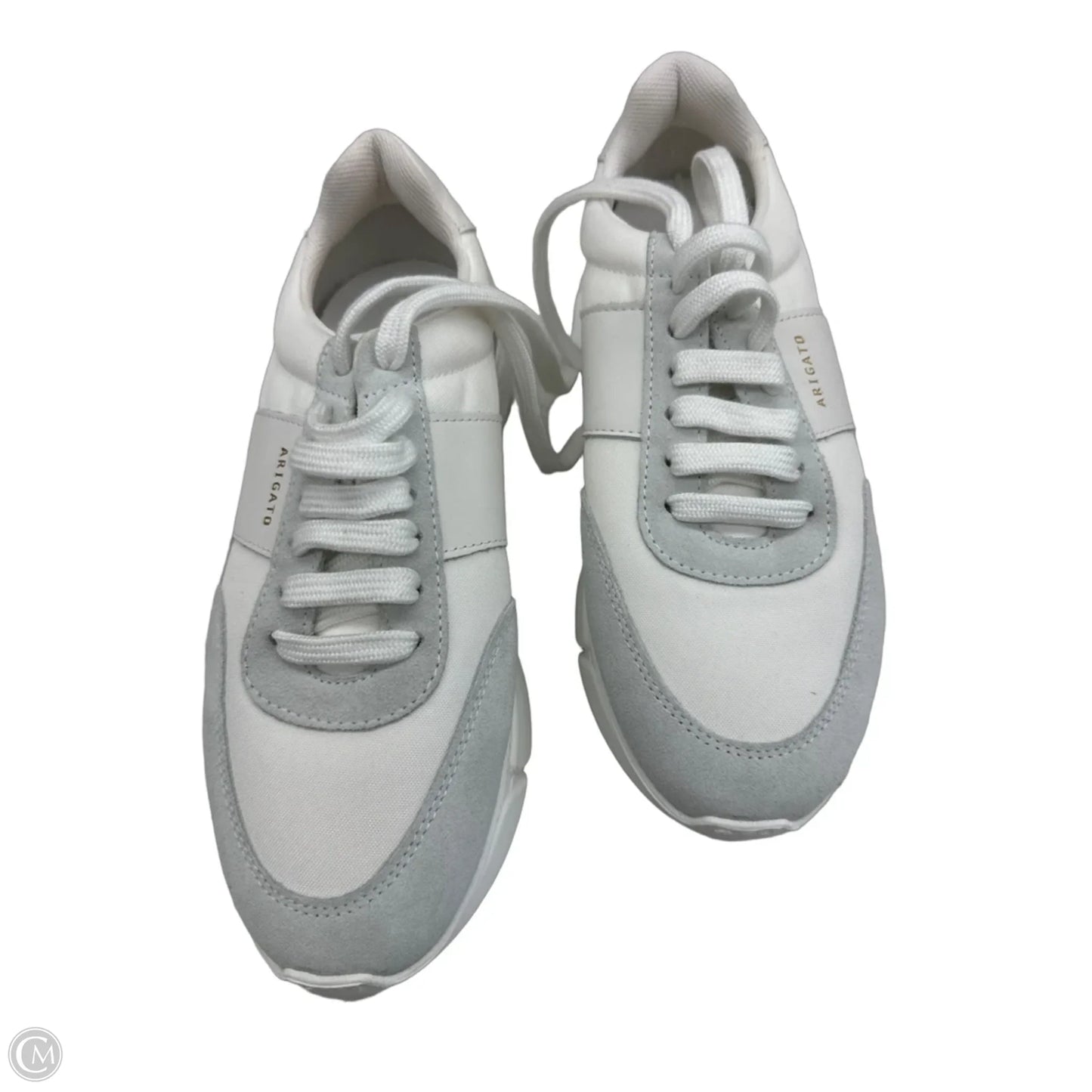 Shoes Sneakers By Clothes Mentor In Grey & White, Size: 7.5