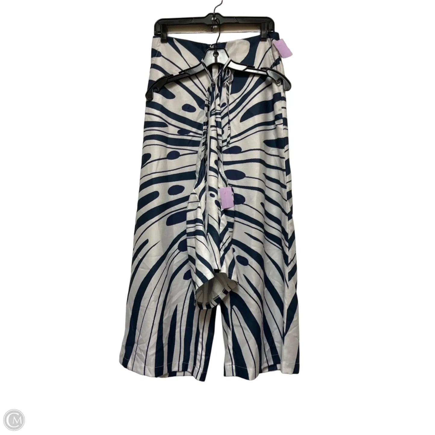 Pants Set 2pc By Clothes Mentor In Blue & White, Size: 2