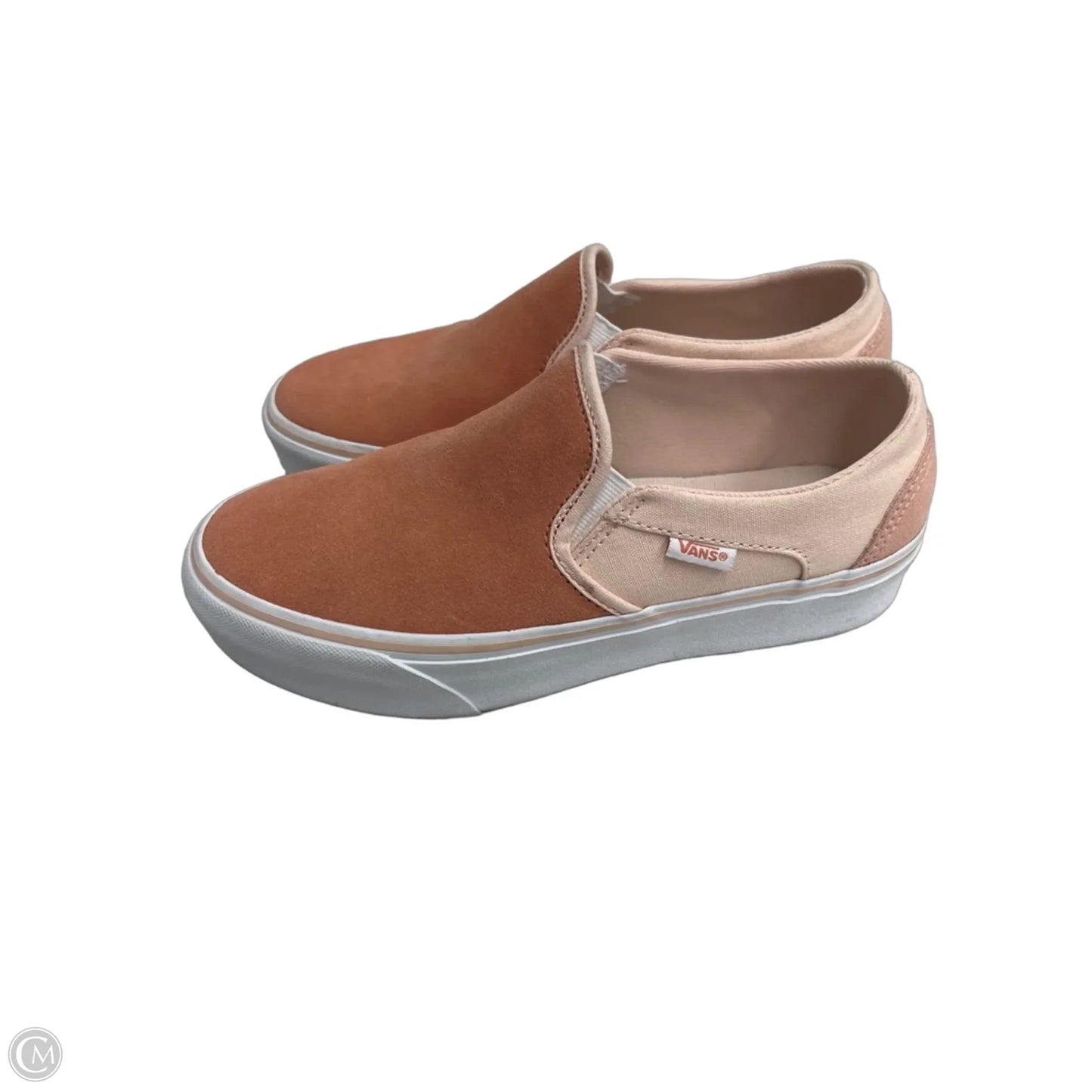 Shoes Sneakers By Vans In Peach, Size: 8
