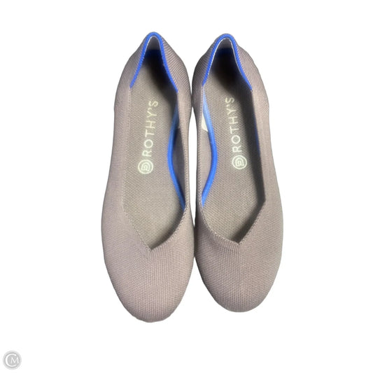 Shoes Flats By Rothys In Grey, Size: 10