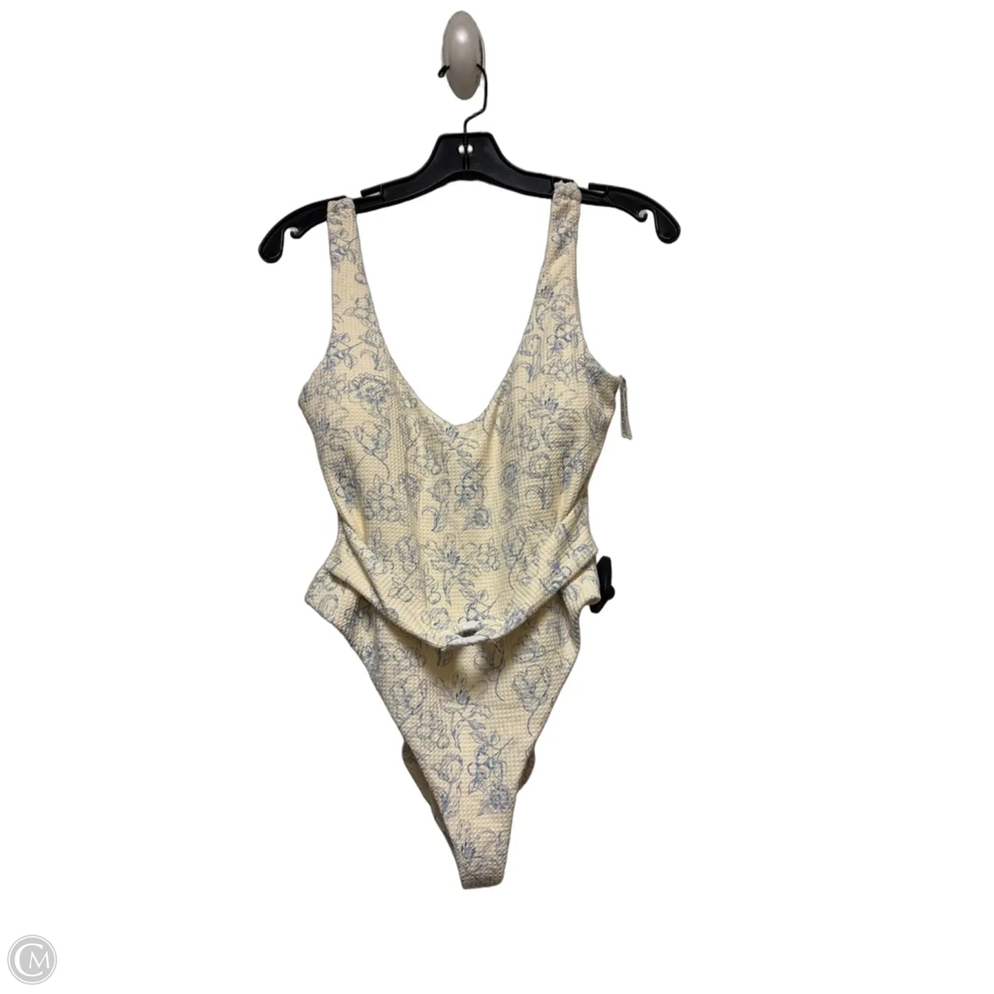 Swimsuit By Dippin Daisys In Blue & Cream, Size: M
