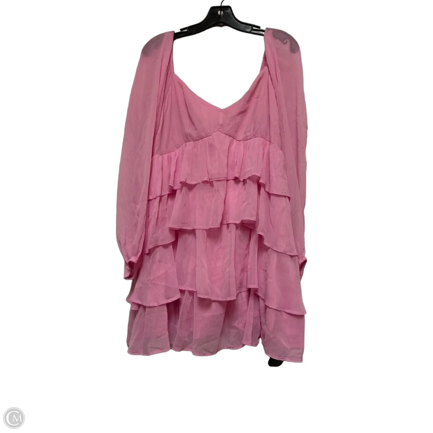 Dress Casual Short By Abercrombie And Fitch In Pink, Size: L
