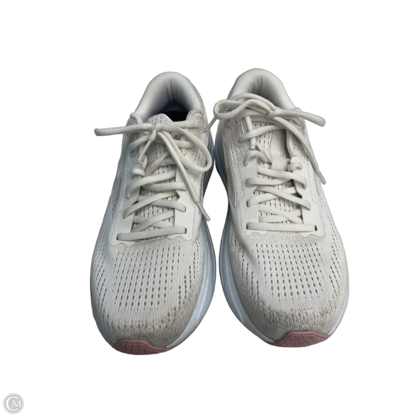 Shoes Athletic By Brooks In Cream, Size: 9