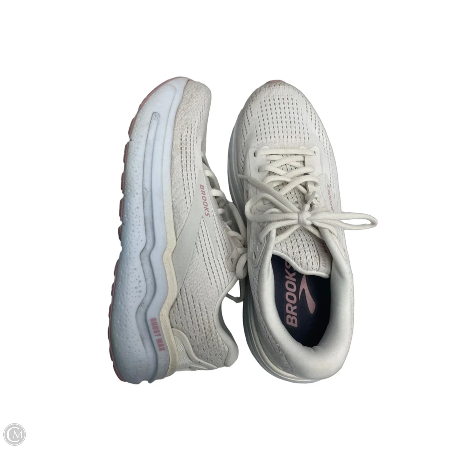 Shoes Athletic By Brooks In Cream, Size: 9