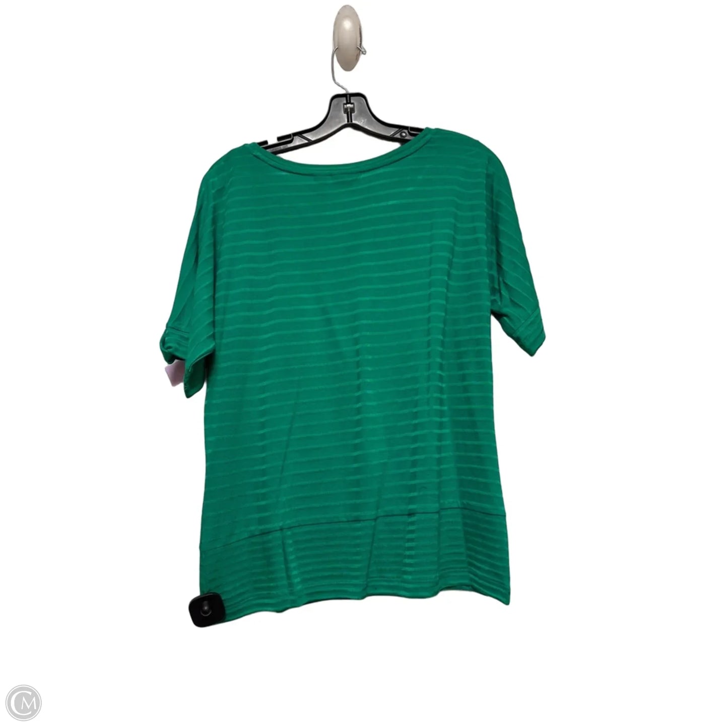 Top Short Sleeve Basic By Chicos In Green, Size: M