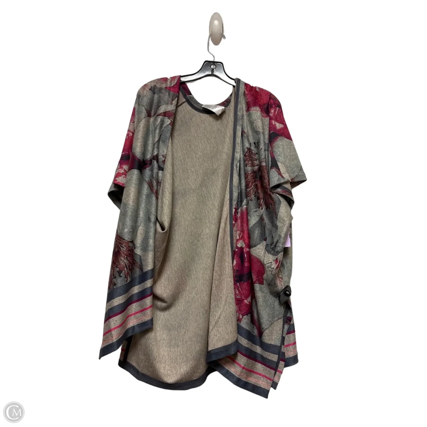 Kimono By Chicos In Floral Print, Size: S