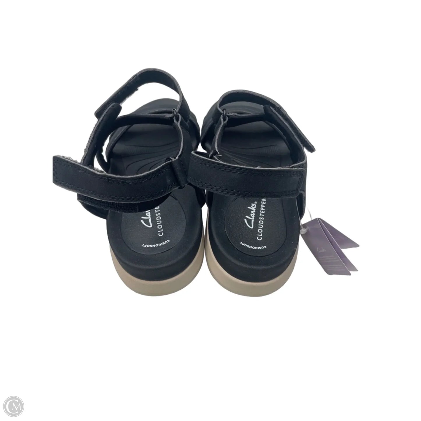 Sandals Flats By Clarks In Black, Size: 7