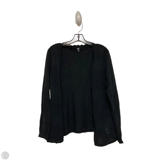 Cardigan Designer By Frye In Black, Size: L