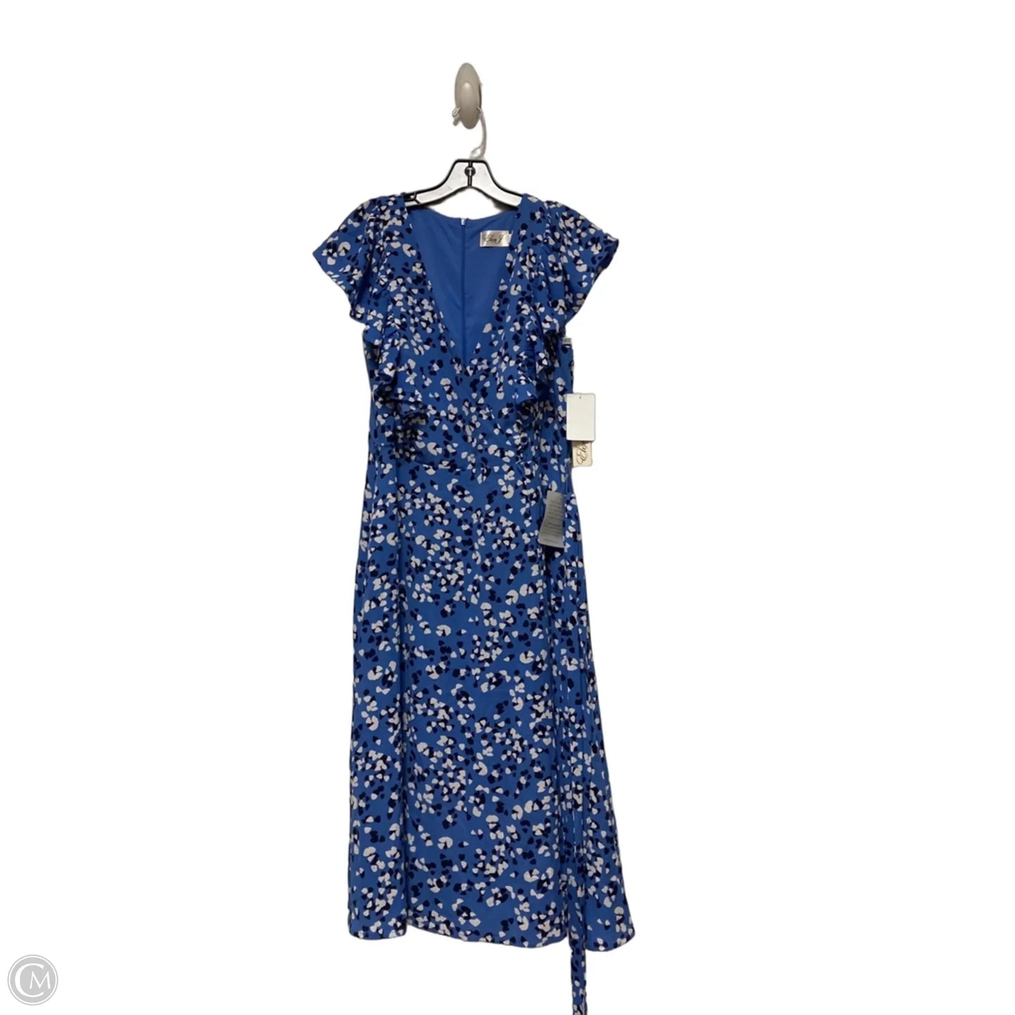 Dress Casual Midi By Eliza J In Blue, Size: L