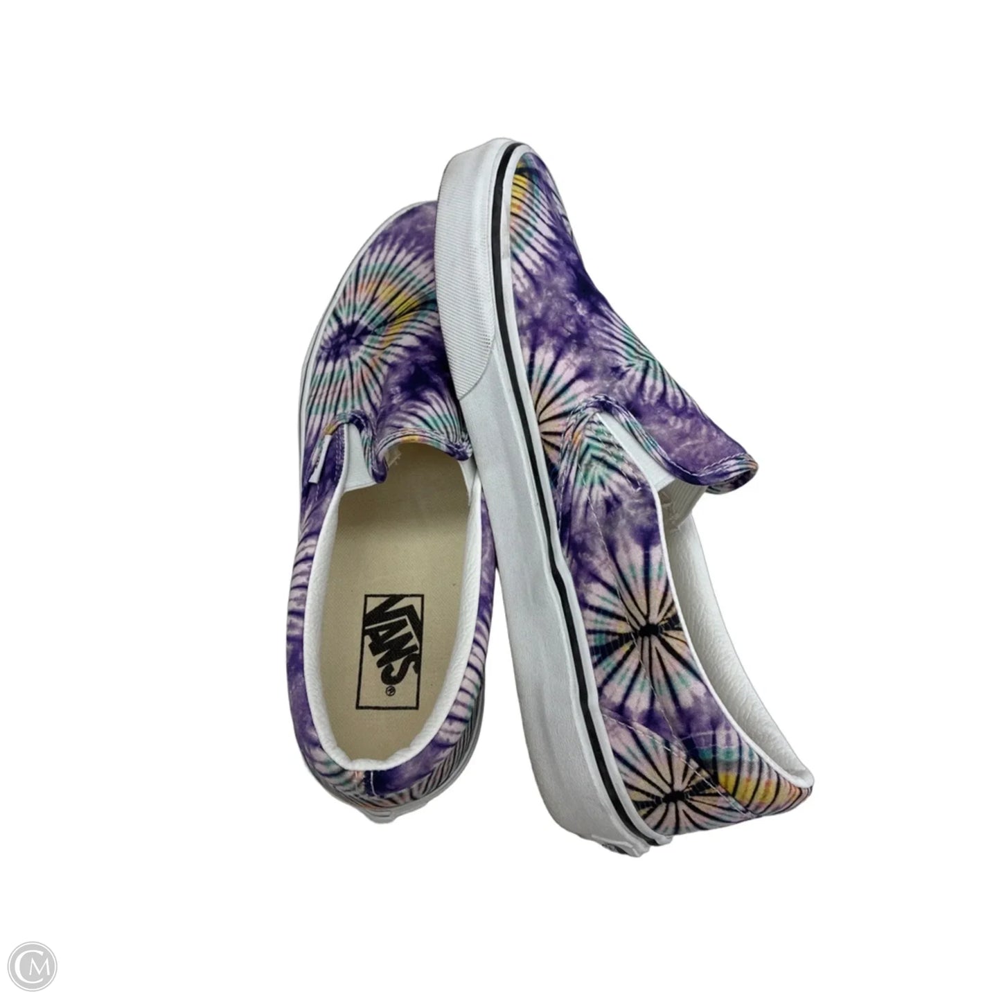Shoes Flats By Vans In Tie Dye Print, Size: 10