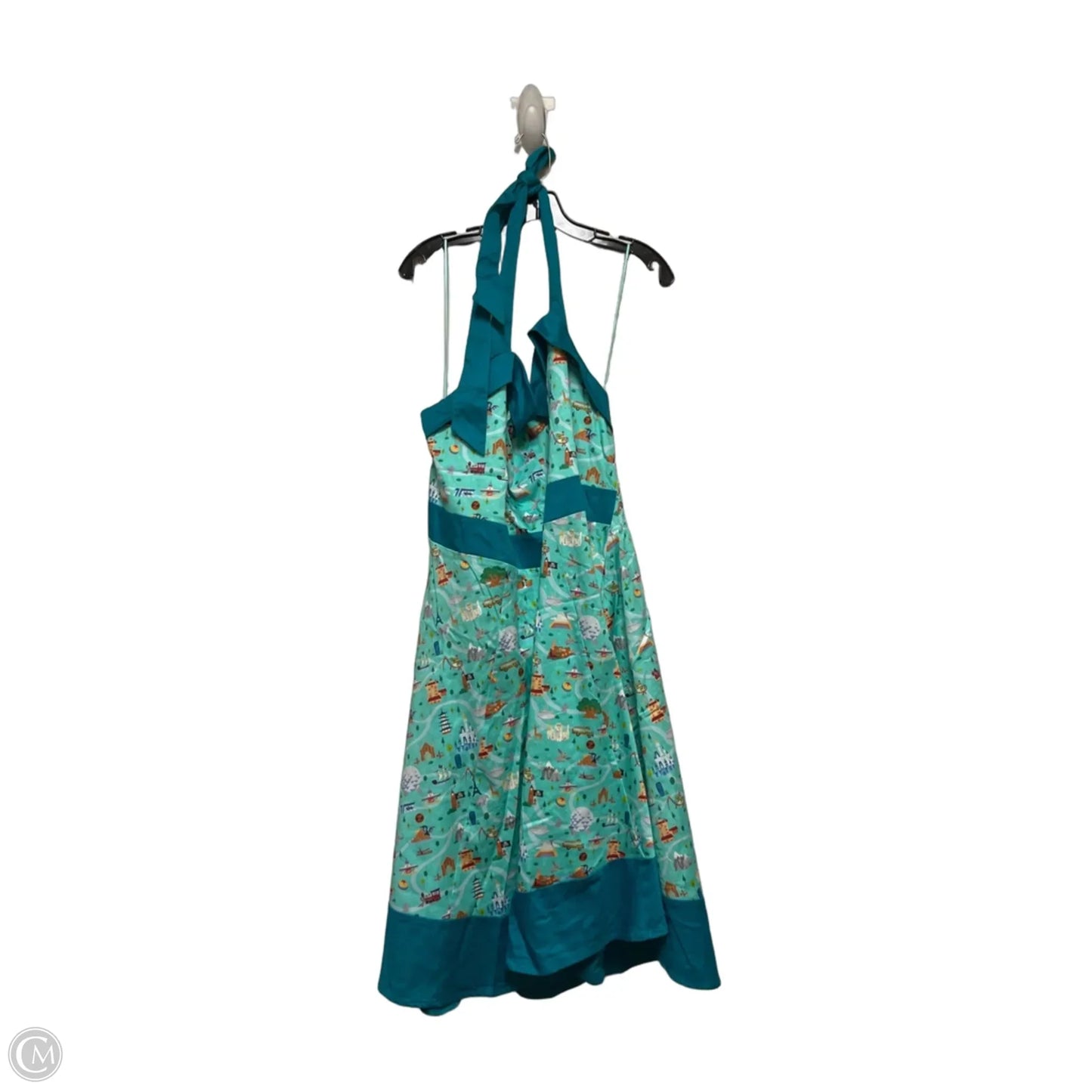 Dress Casual Short By Disney Store In Teal, Size: 3x