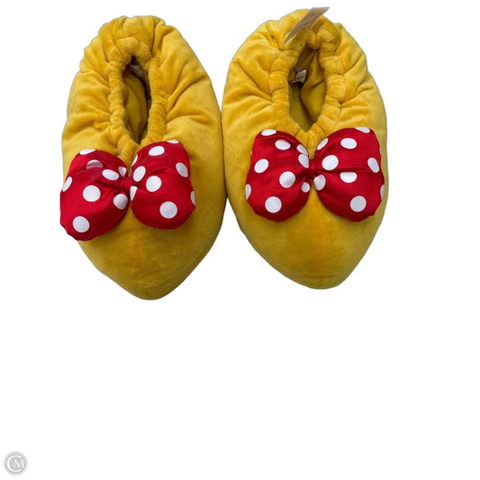 Slippers By Disney Store In Red & Yellow, Size:
