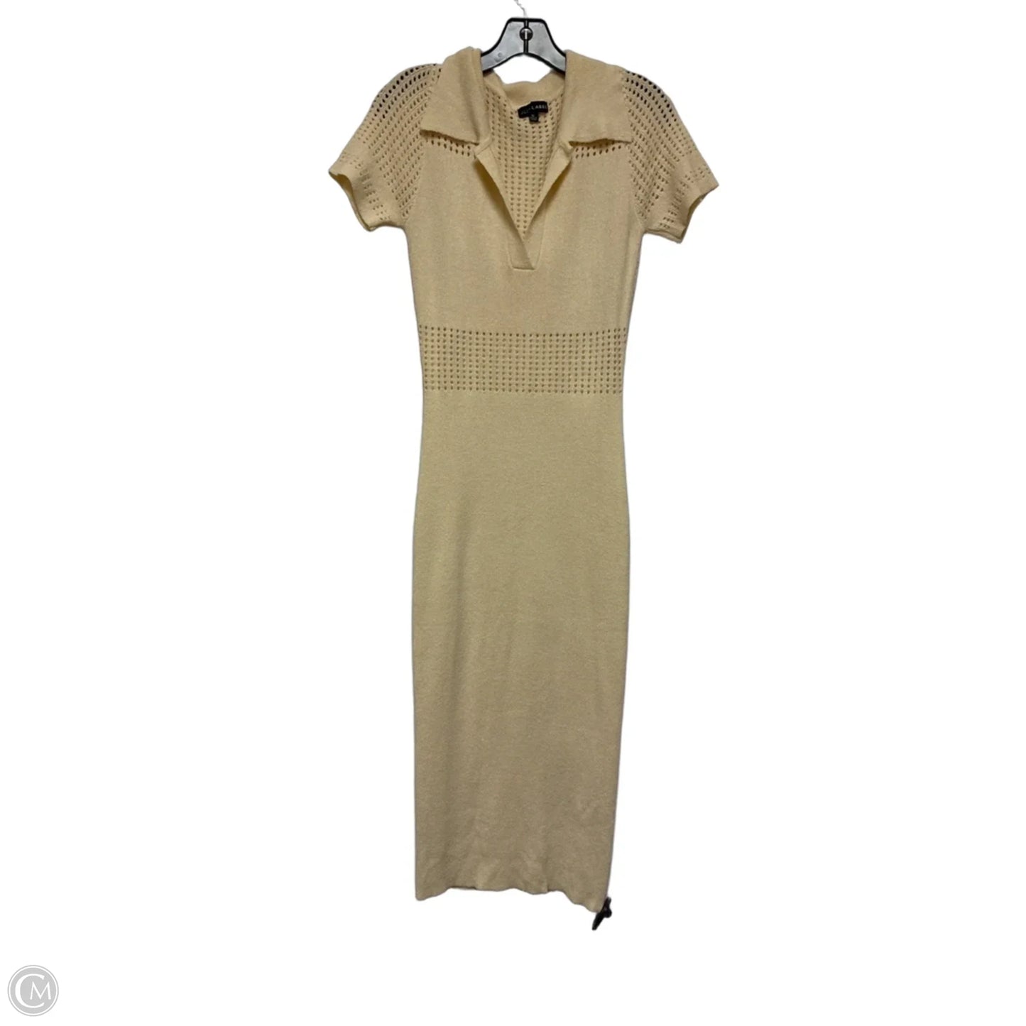 Dress Casual Midi By Clothes Mentor In Tan, Size: Xl