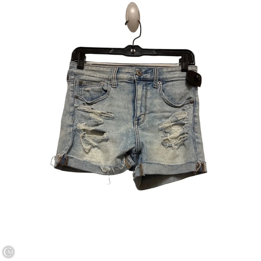 Shorts By American Eagle In Blue Denim, Size: 6