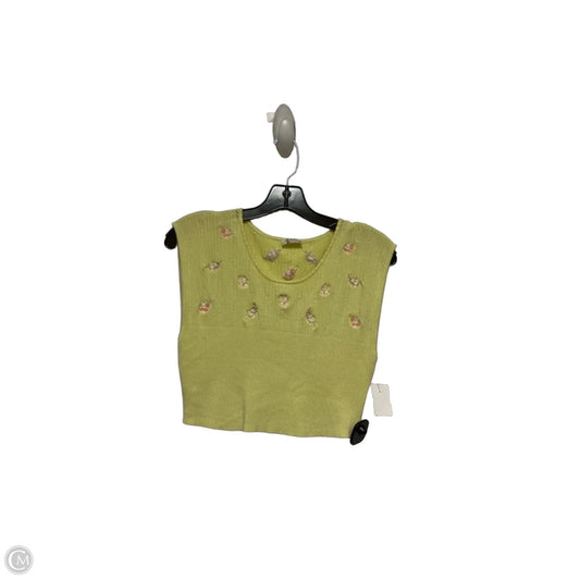 Top Sleeveless By Free People In Yellow, Size: S