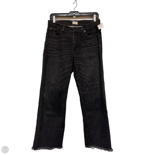 Jeans Cropped By Able In Grey Denim, Size: 4