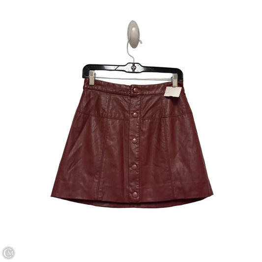 Skirt Mini & Short By Free People In Red, Size: 4