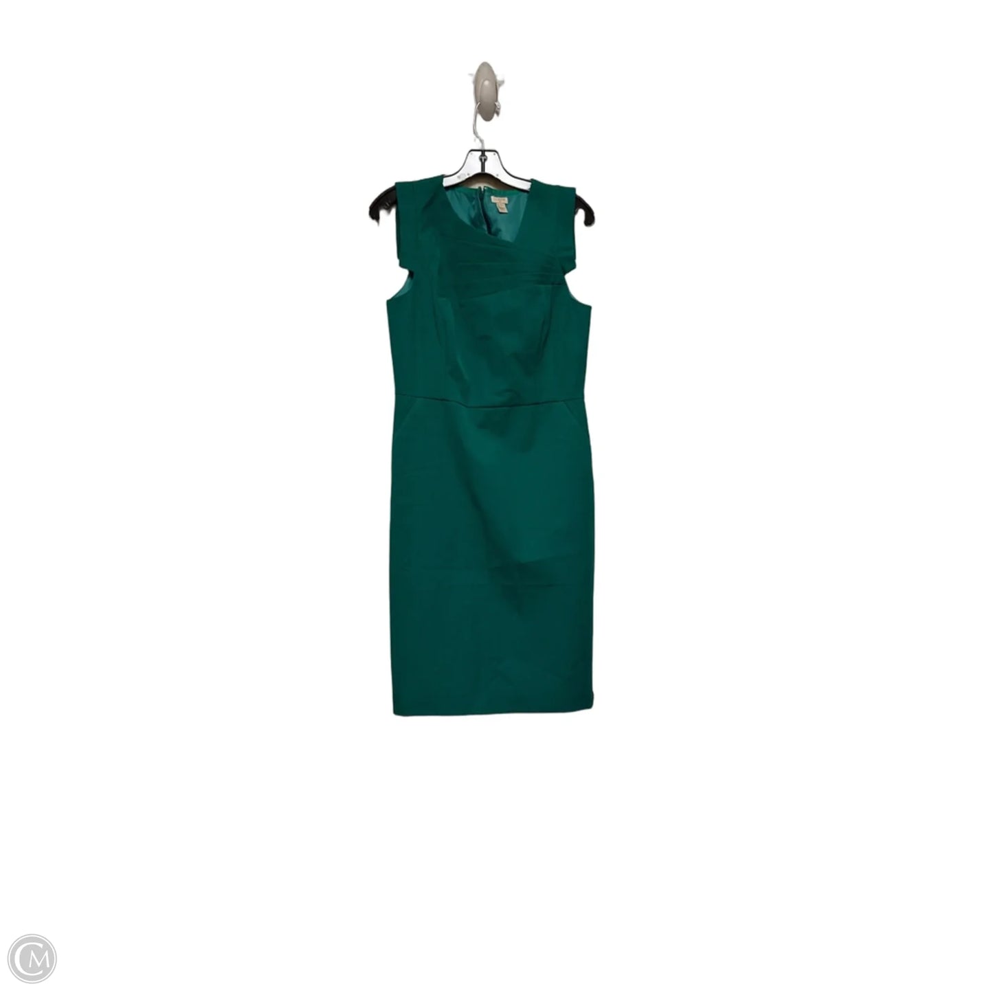 Dress Casual Midi By J. Crew In Green, Size: M