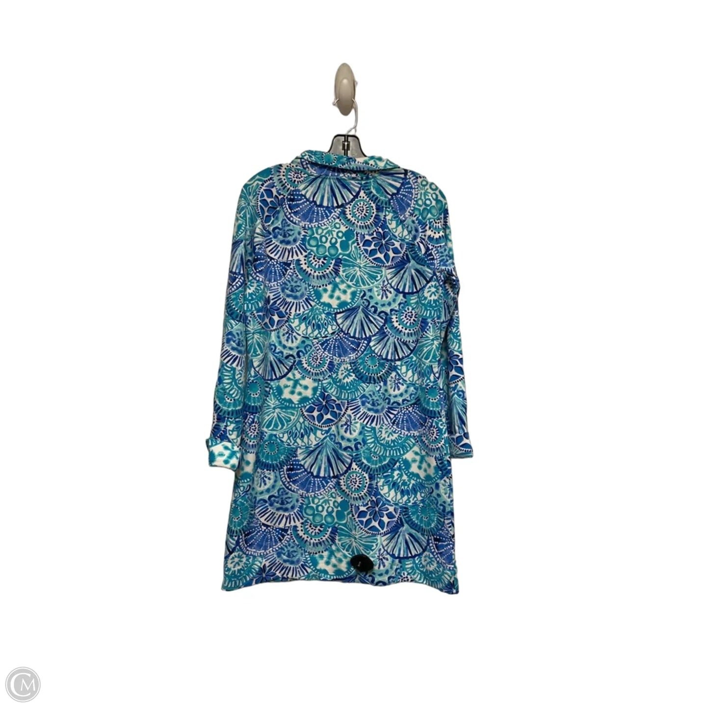 Dress Designer By Lilly Pulitzer In Blue & White, Size: M
