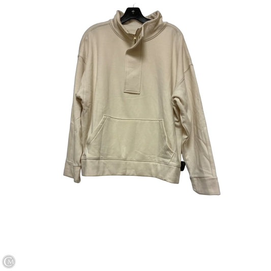 Sweatshirt Collar By A New Day In Cream, Size: Xxl