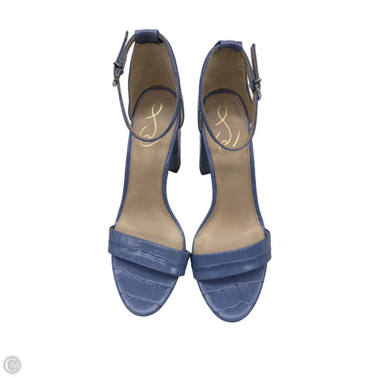 Shoes Heels Block By Sam Edelman In Blue, Size: 10.5