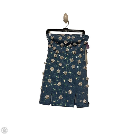Dress Casual Short By Forever 21 In Blue Denim, Size: Xs
